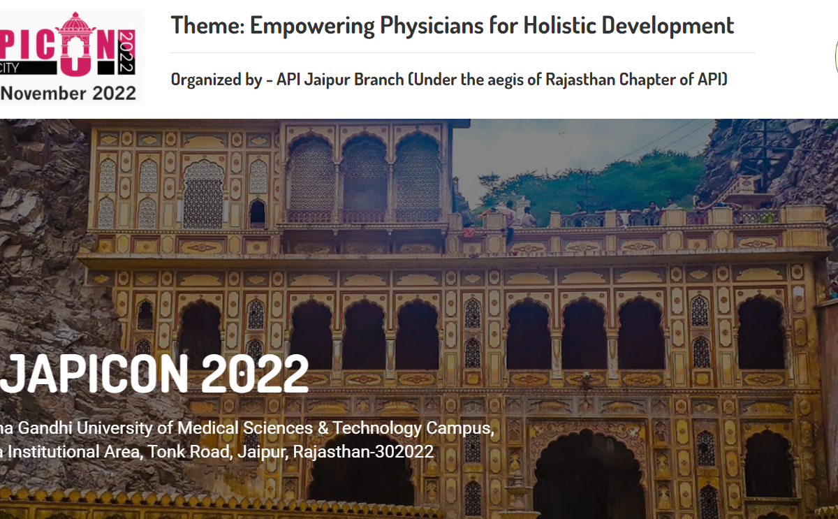33rd Annual Conference of Rajasthan Chapter of Association of Physicians of India. “RAJAPICON 2022”