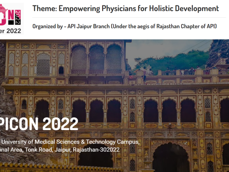33rd Annual Conference of Rajasthan Chapter of Association of Physicians of India. “RAJAPICON 2022”
